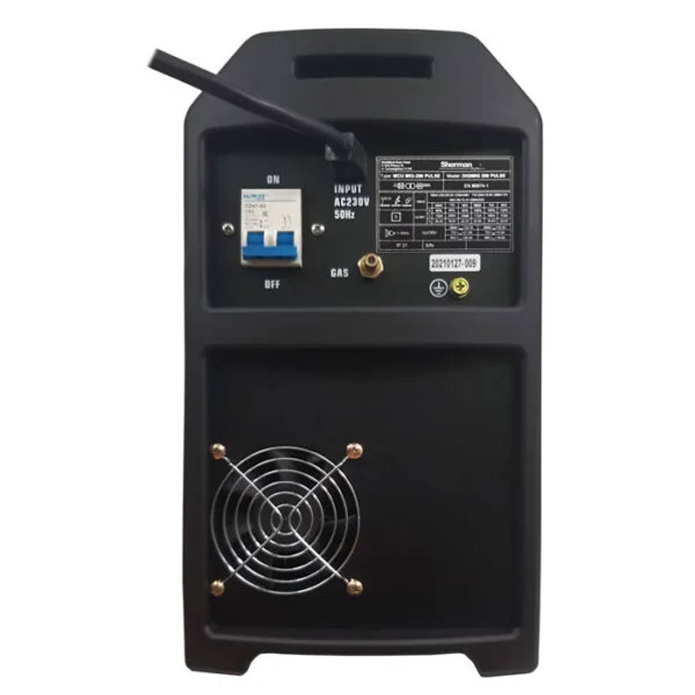 Thumbnail: Sherman DIGIMIG 200 Pulse Welder Inverter 200A MIG MAG MMA TIG VRD Welding Set