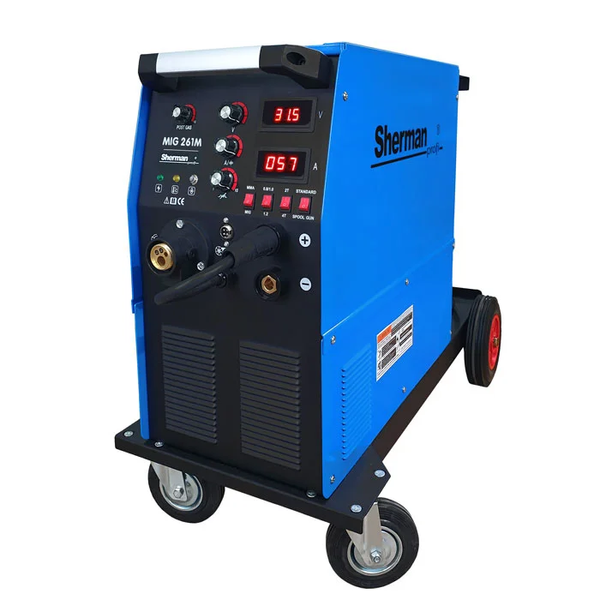 Thumbnail: Sherman MIG 261M/4R Welder Inverter 230V 3x400V 250A/60% IGBT 4R Display