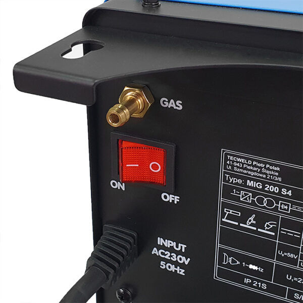 Thumbnail: Sherman DUALMIG 210 S4 with Wheels & Shelf 200A Welder Inverter ARC TIG