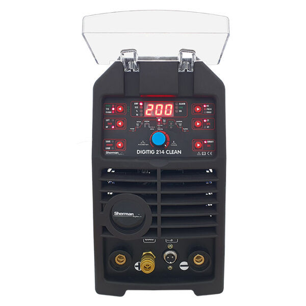 Thumbnail: Sherman DIGITIG 214 CLEAN 200A Welder Inverter Weld Cleaner TIG MMA COLD HF