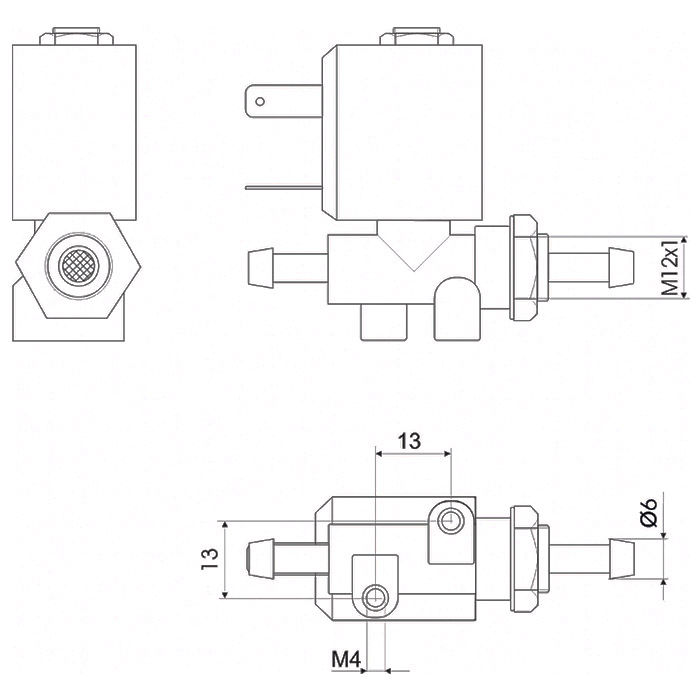 Thumbnail: Sherman ZCQ 20-B2 Solenoid  AC 24V 24 AC 50Hz MIG MAG WIG TIG welder spare parts
