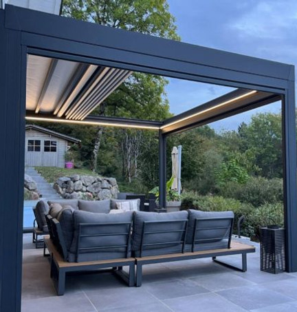 Pergola toile