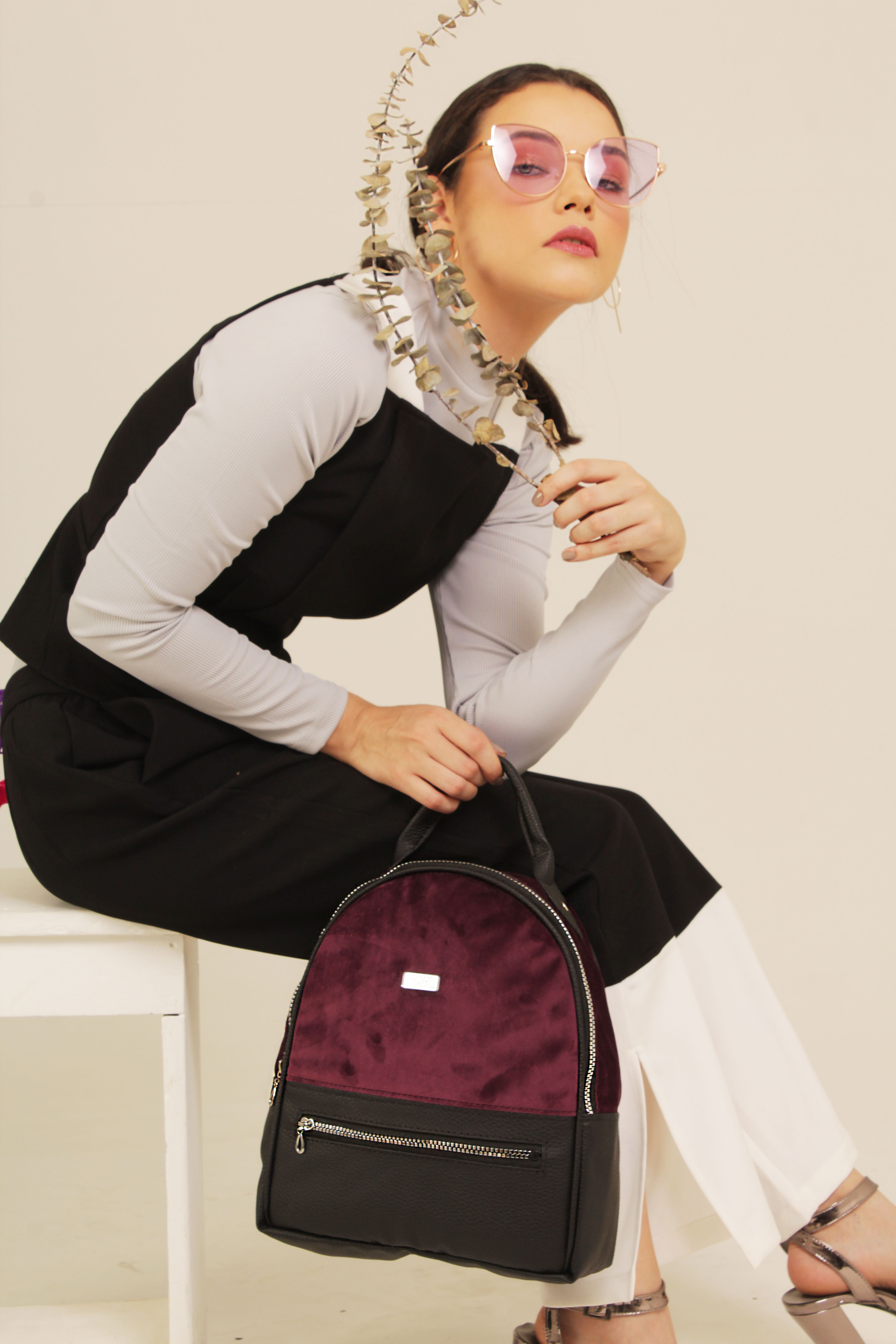 Velvet dark love backpack