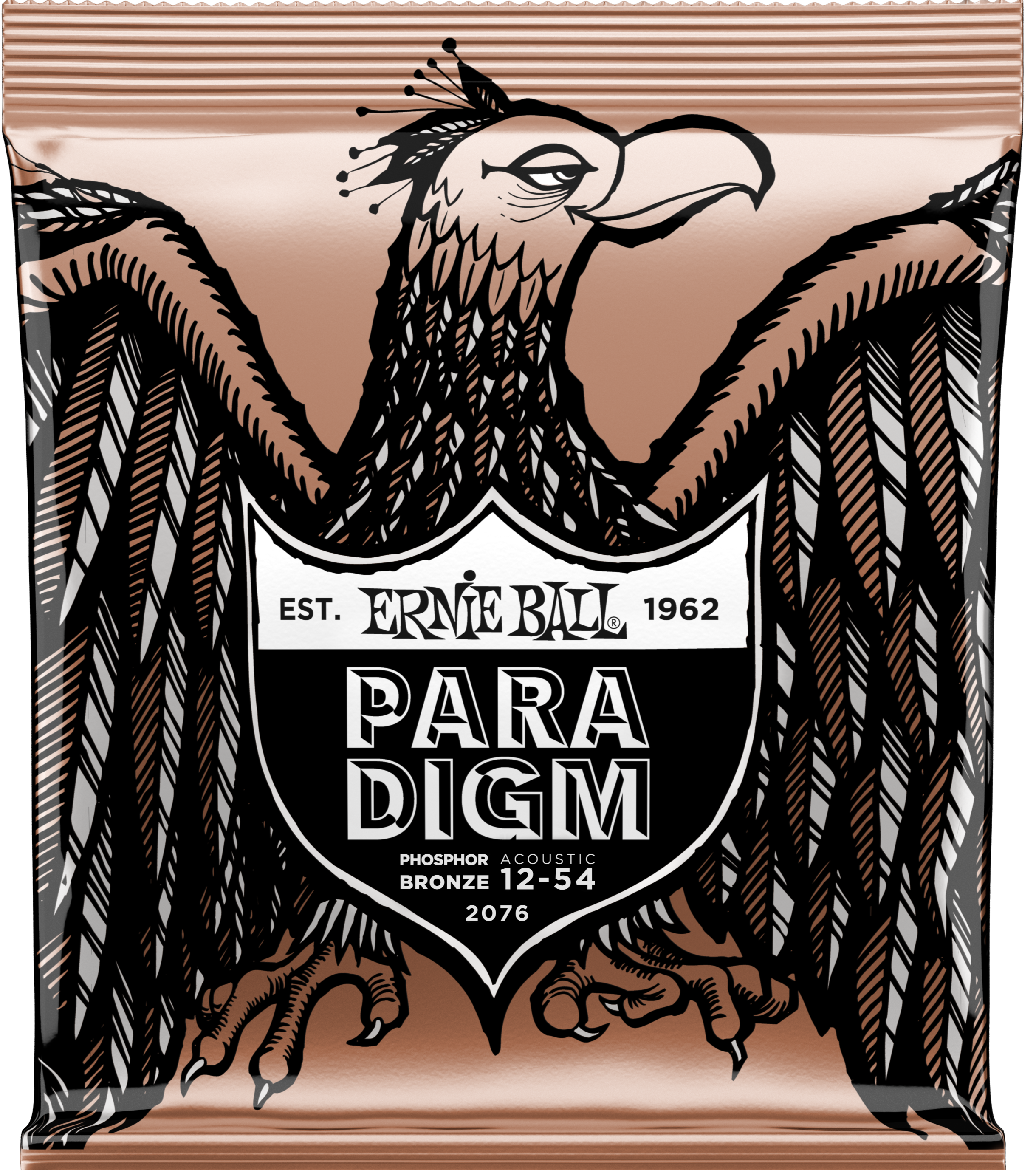 PARADIGM MEDIUM LIGHT PHOSPHOR BRONZE ACOUSTIC GUITAR STRINGS - 12-54 GAUGE