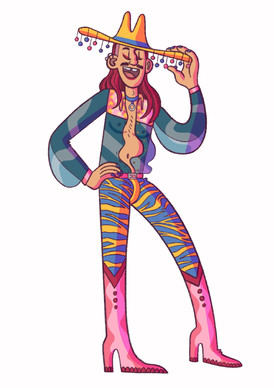 Ezra, Character Concept Art for a Graphic Story Project