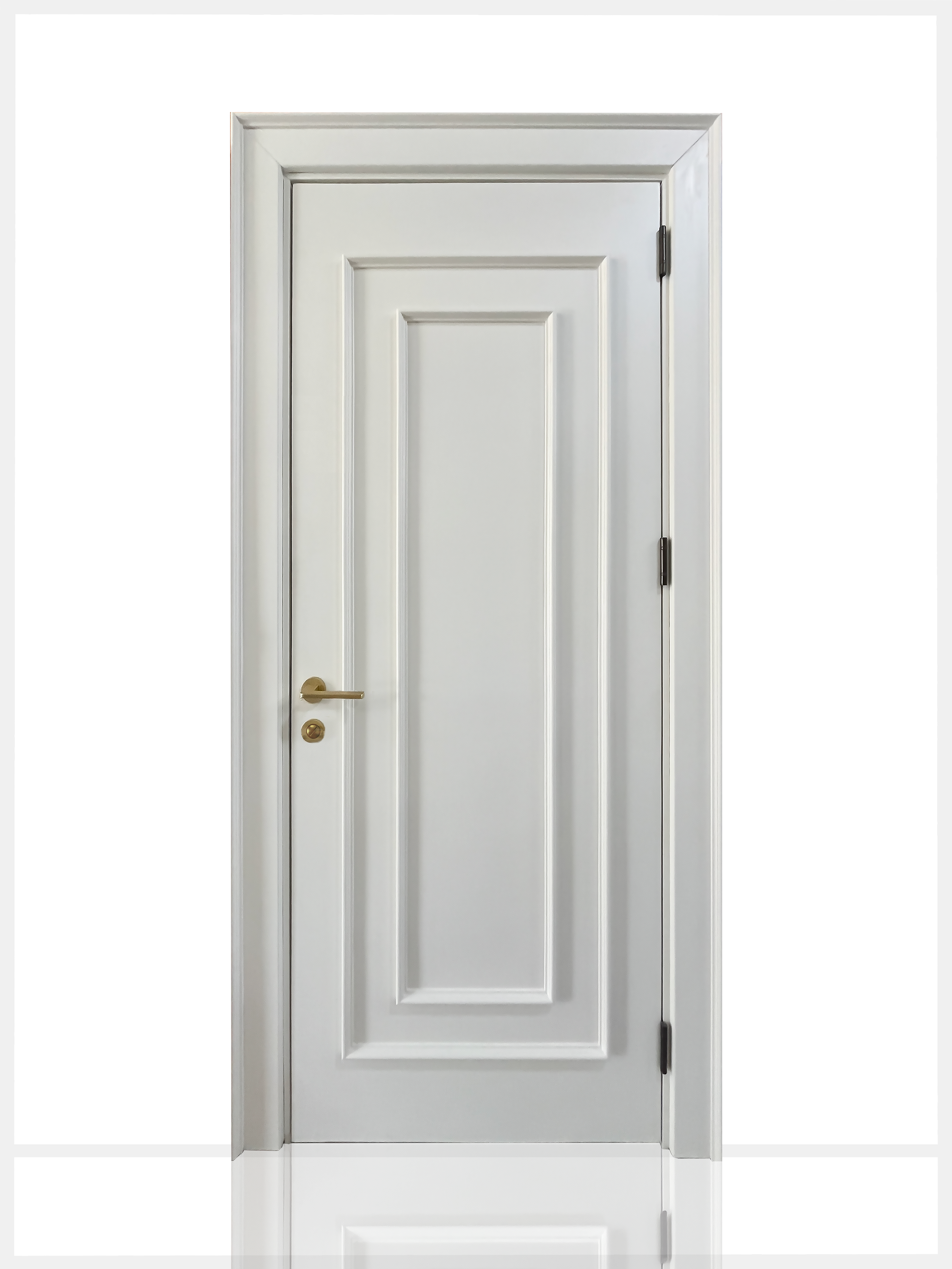 მდფ MDF შეღებილი კარი GE-2024 RAL9010 "შტაბიკებით"