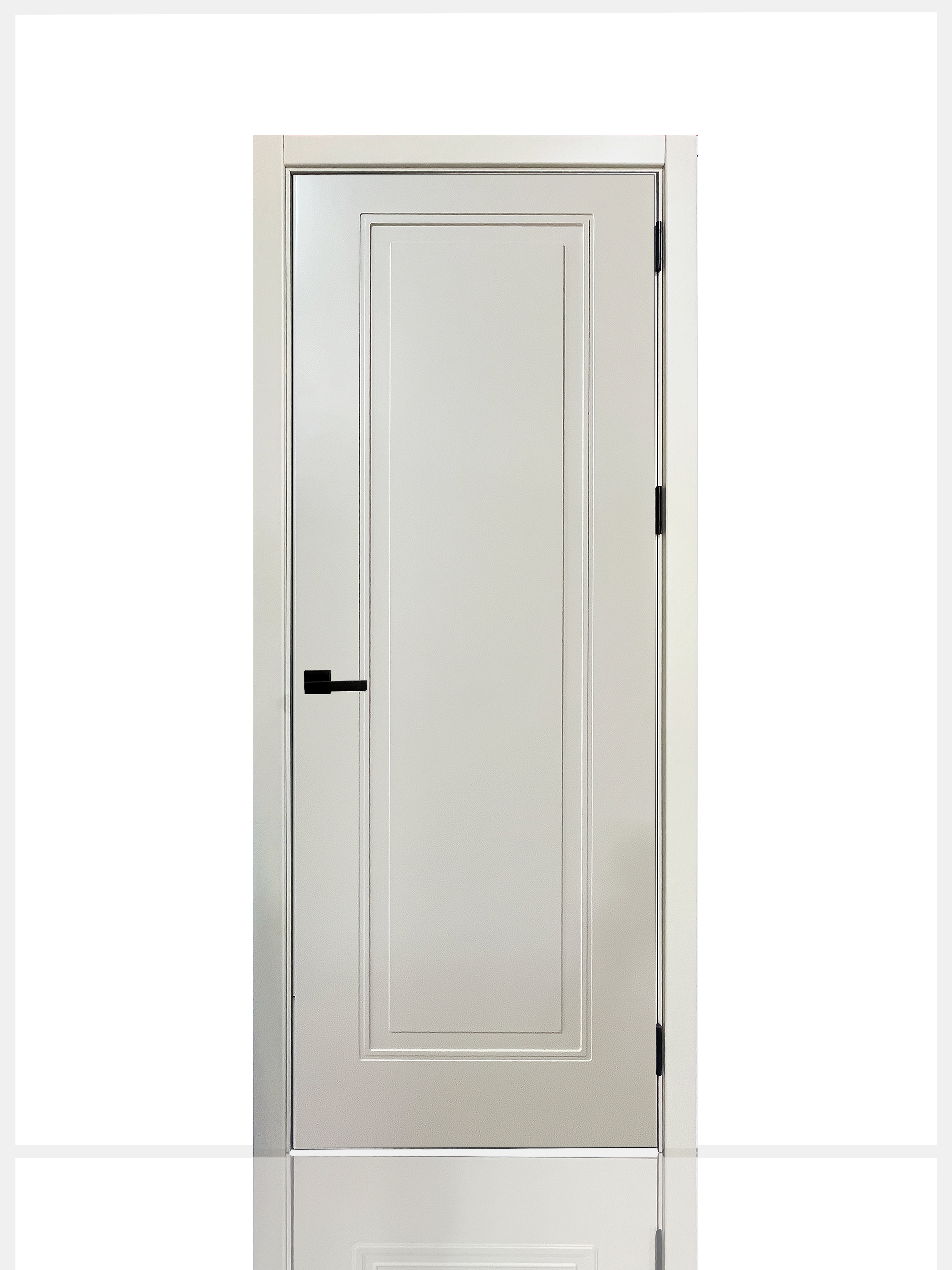 მდფ MDF შეღებილი კარი GN-0081RAL9010-დახურული, 10მმ