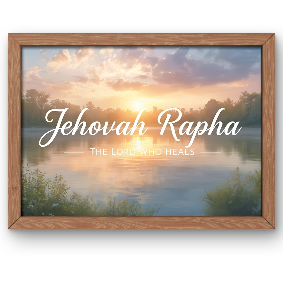 Jehovah Rapha Art Print
