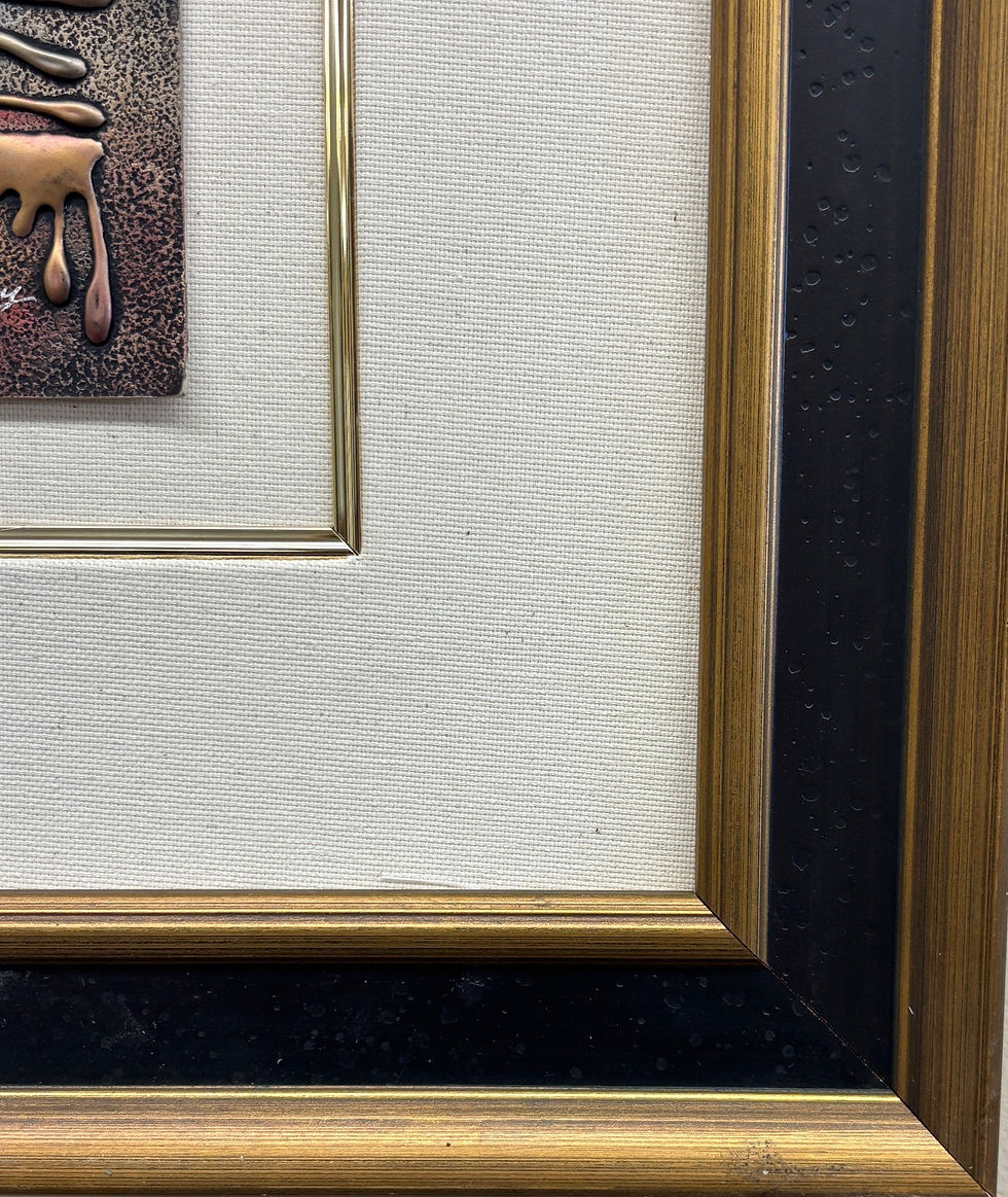 Thumbnail: Joel Zaretsky  "Shofar Blower" (large) Framed Judaic Art Rosh Hashana Jewish NEW