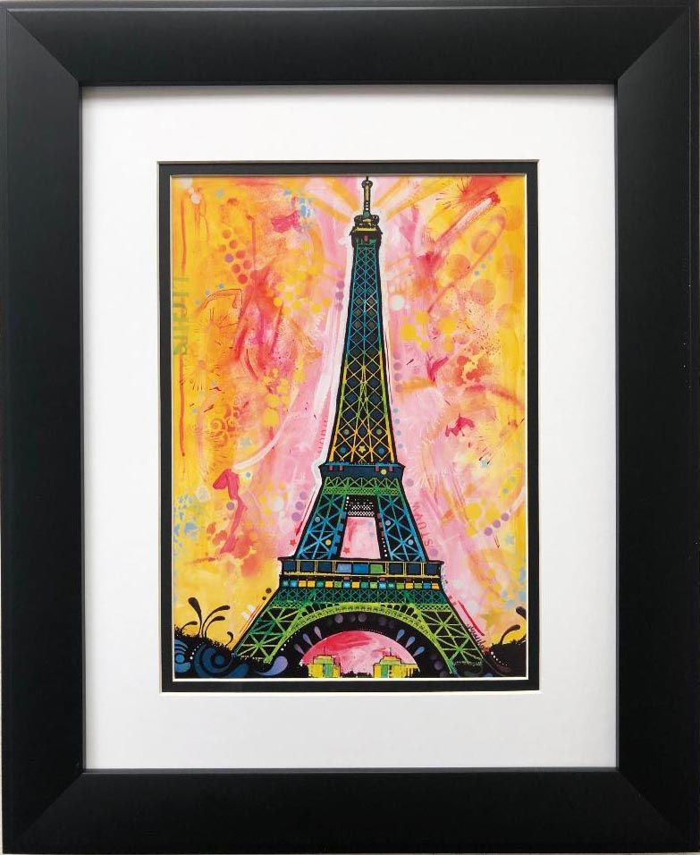 Dean Russo "Eiffel Ali" Tower FRAMED Street Pop Art