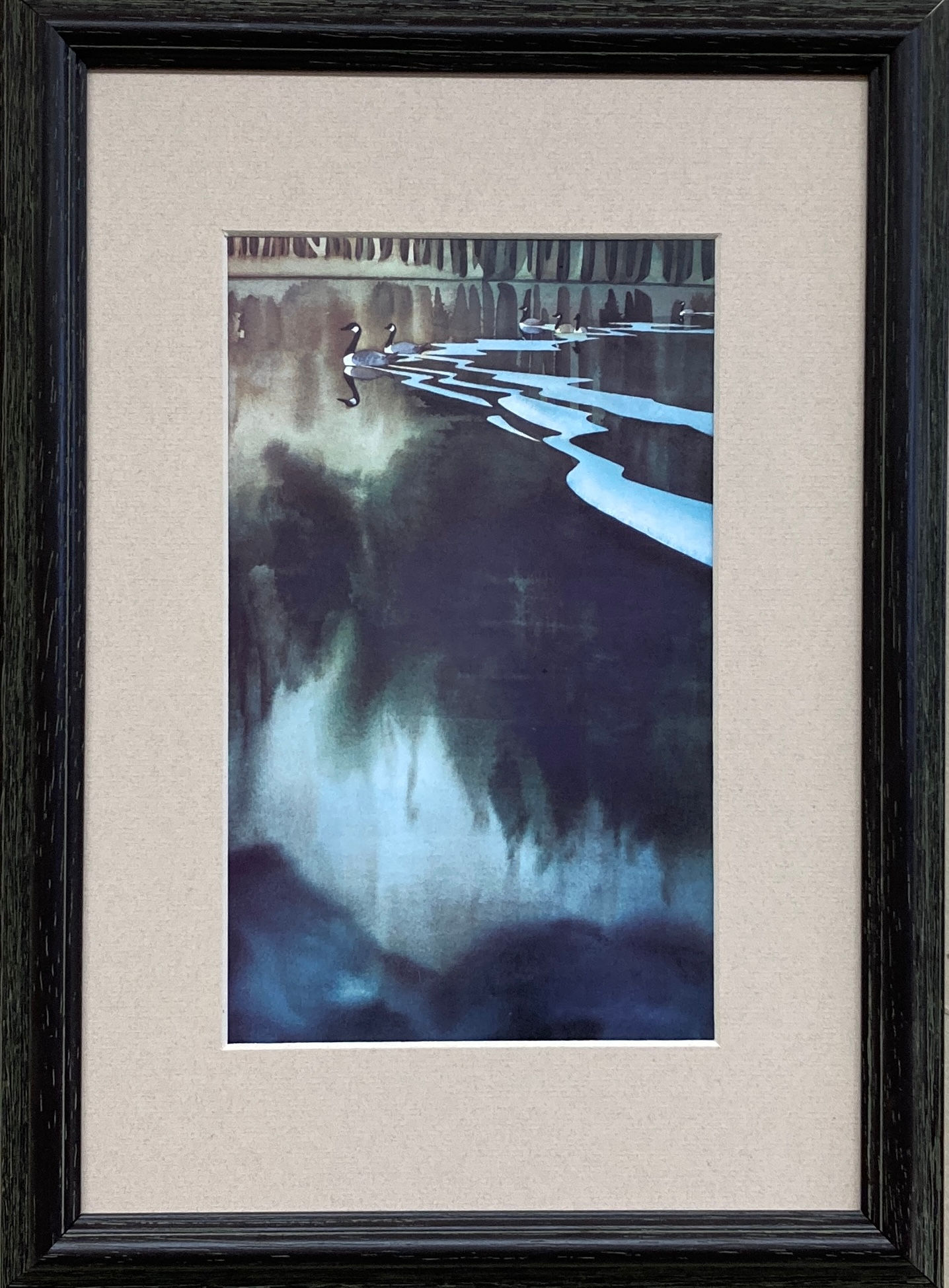 Bev Doolittle "Smooth Ride 1973" Newly FRAMED American Art Artist Ducks