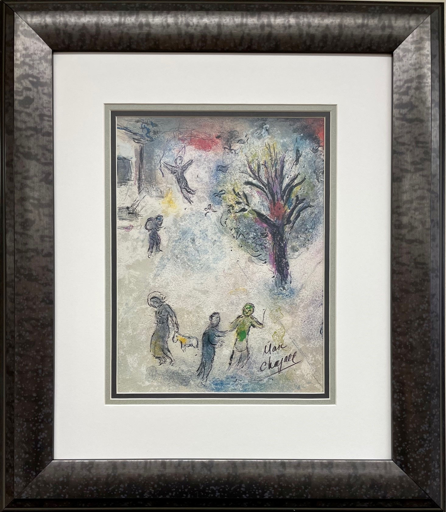 Marc Chagall "Le Repas Chez Dryas" from Daphnis and Chloe Signed w/COA NEW