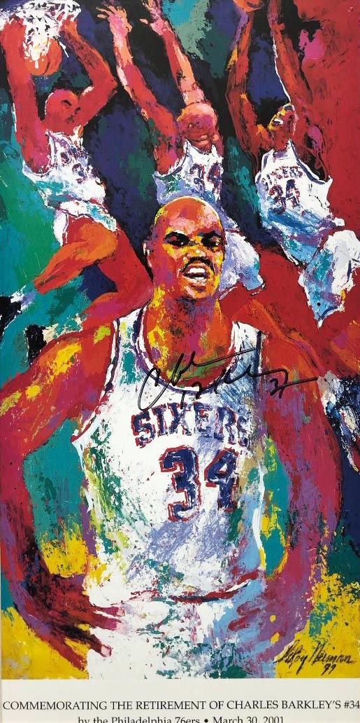 Thumbnail: LeRoy Neiman "Charles Barkley" FRAMED NEW ART