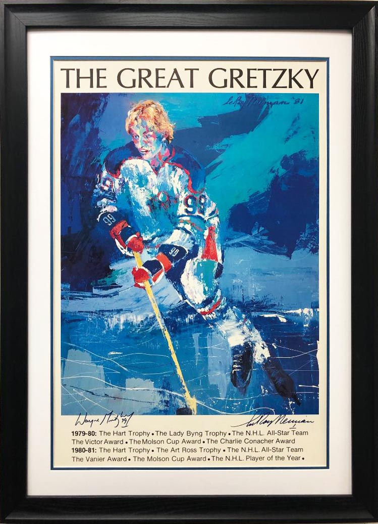 LeRoy Neiman "The Great Wayne Gretzky" Hand Signed NEW FRAMED