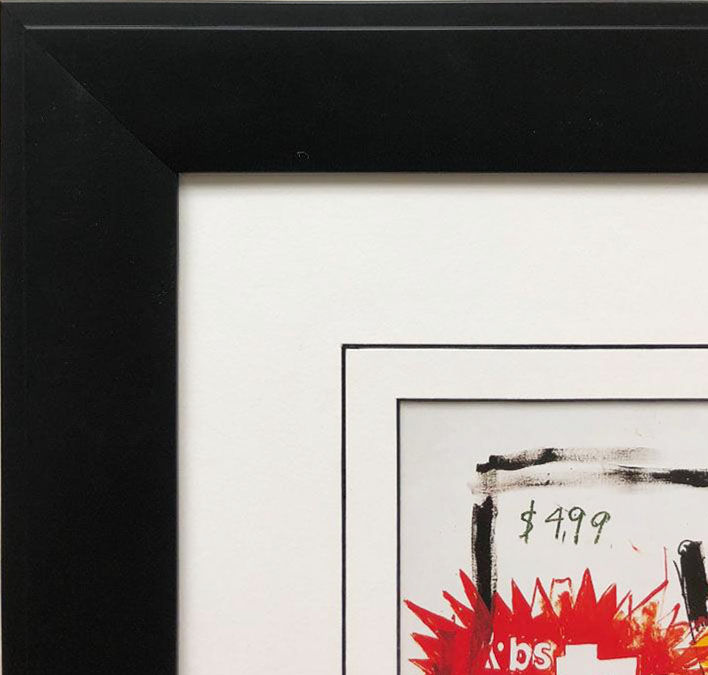Thumbnail: Jean Michel Basquiat "Bananas" 1984 w/ Warhol FRAMED Pop Art