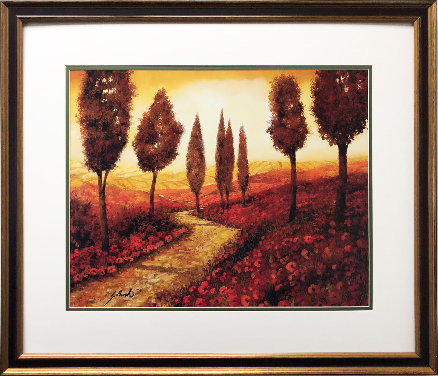 Guido Borelli "Strada Tra I Papaveri"