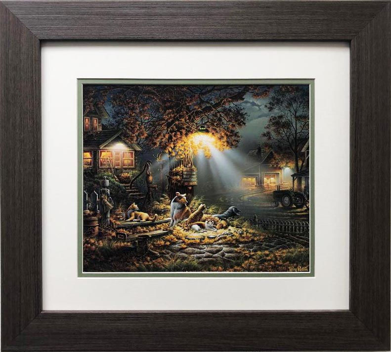 Terry Redlin "Our Friends" CUSTOM FRAMED ART