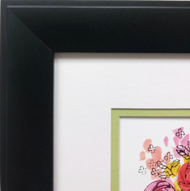 Thumbnail: Andy Warhol "Basket of Flowers" 1958 CUSTOM FRAMED Pop Art Litho