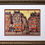 Thumbnail: Michel Delacroix "Parade"  CUSTOM FRAMED Primitive Art Paris France Cafe