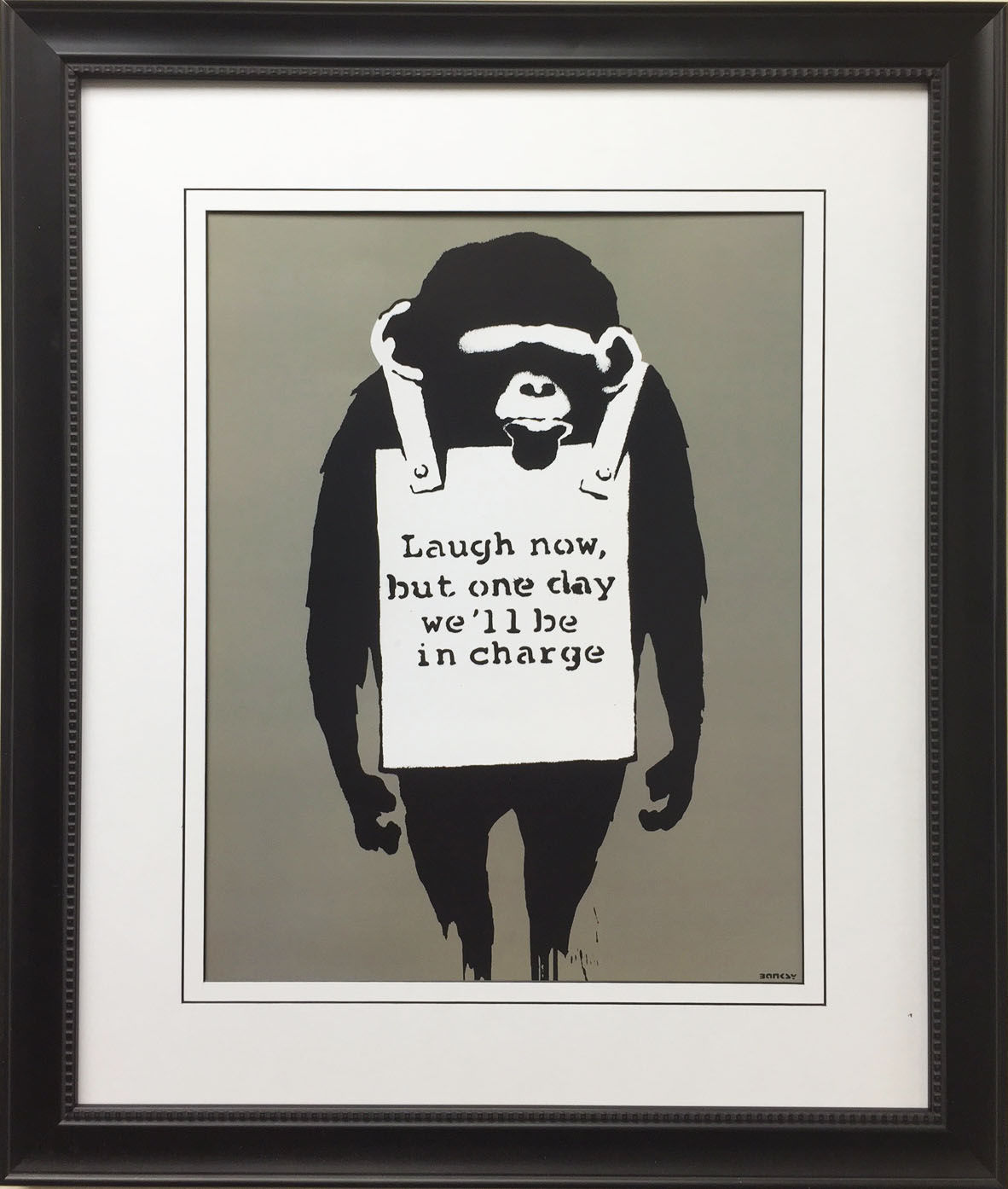 Banksy "Laugh Now"