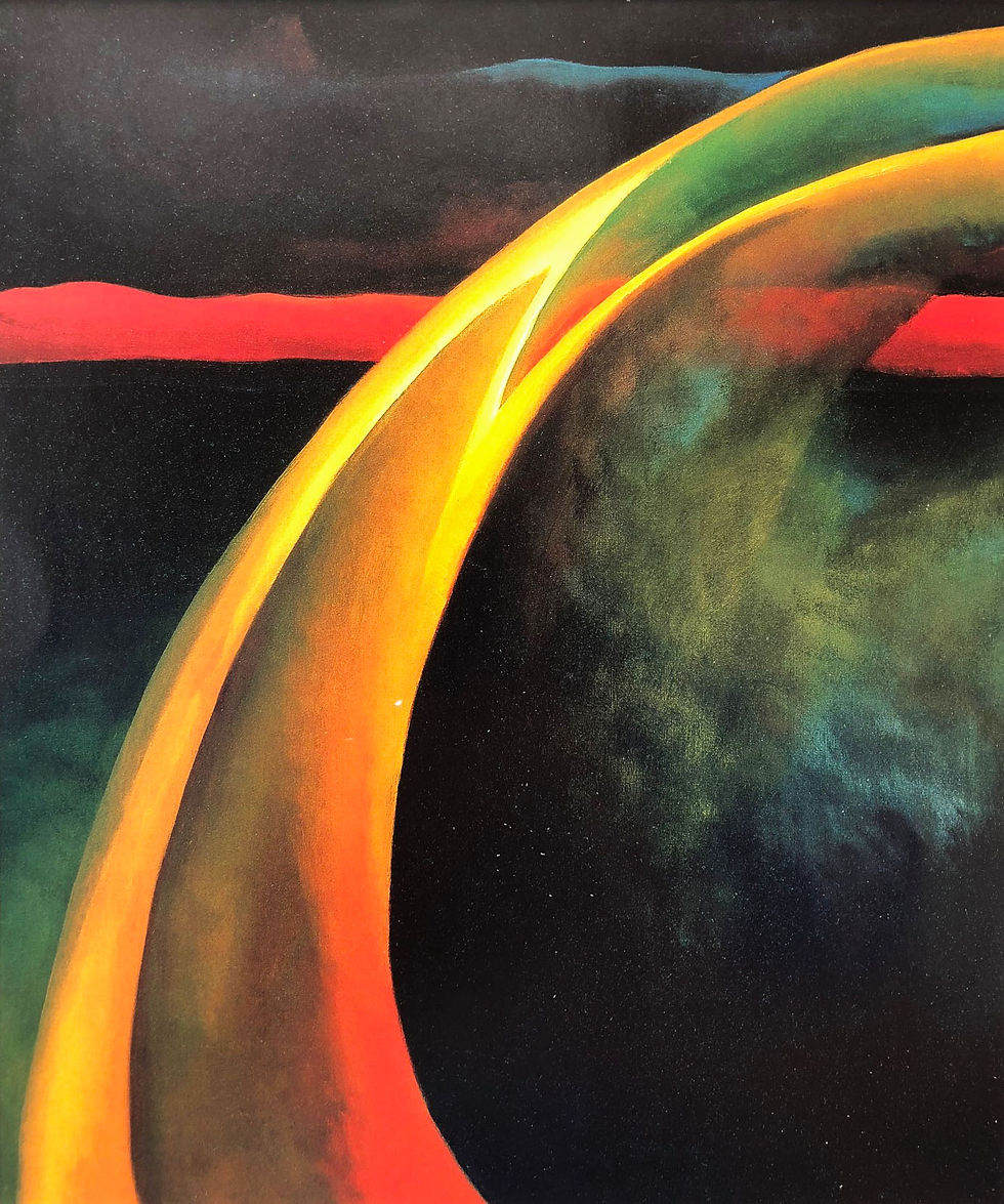 Thumbnail: Georgia O'Keeffe "Red and Orange Streak"