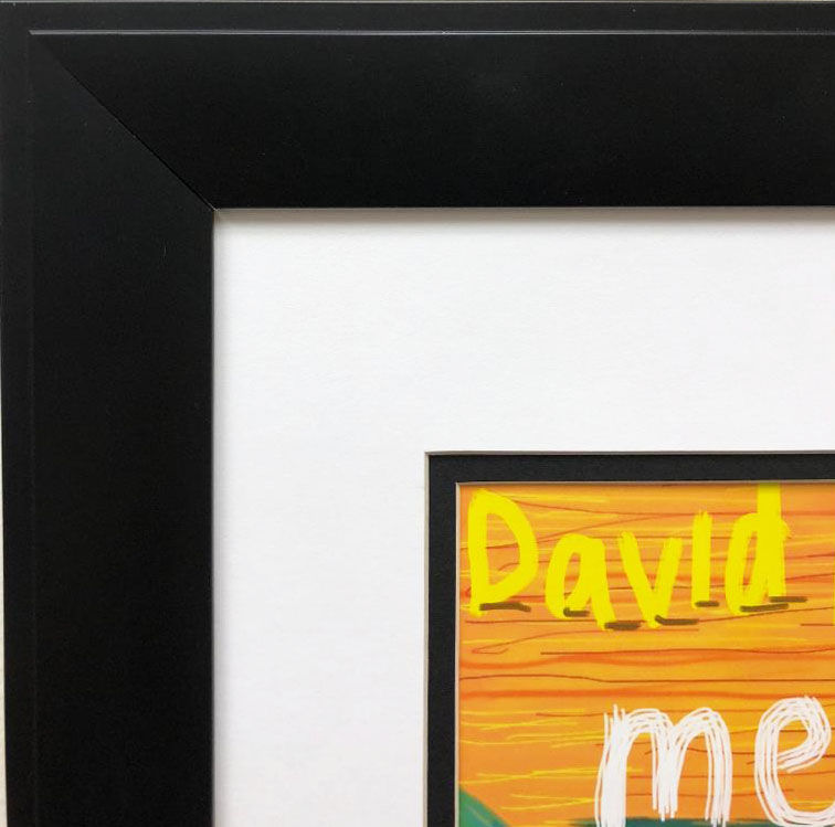 Thumbnail: David Hockney "Me Draw on Ipad" Pop Art NEWLY CUSTOM FRAMED ART Book Folio