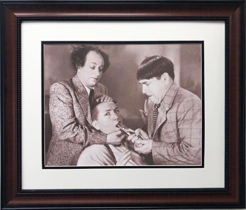 Three Stooges "Plier!" Custom Framed Art