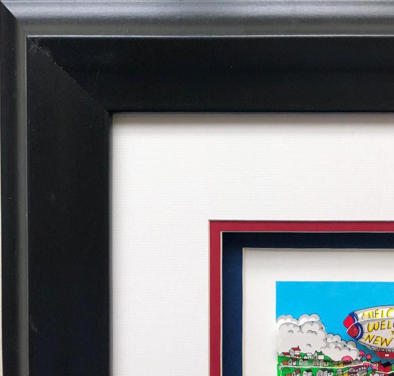 Thumbnail: Charles Fazzino "New York Giants" FRAMED Signed & # Pop Art