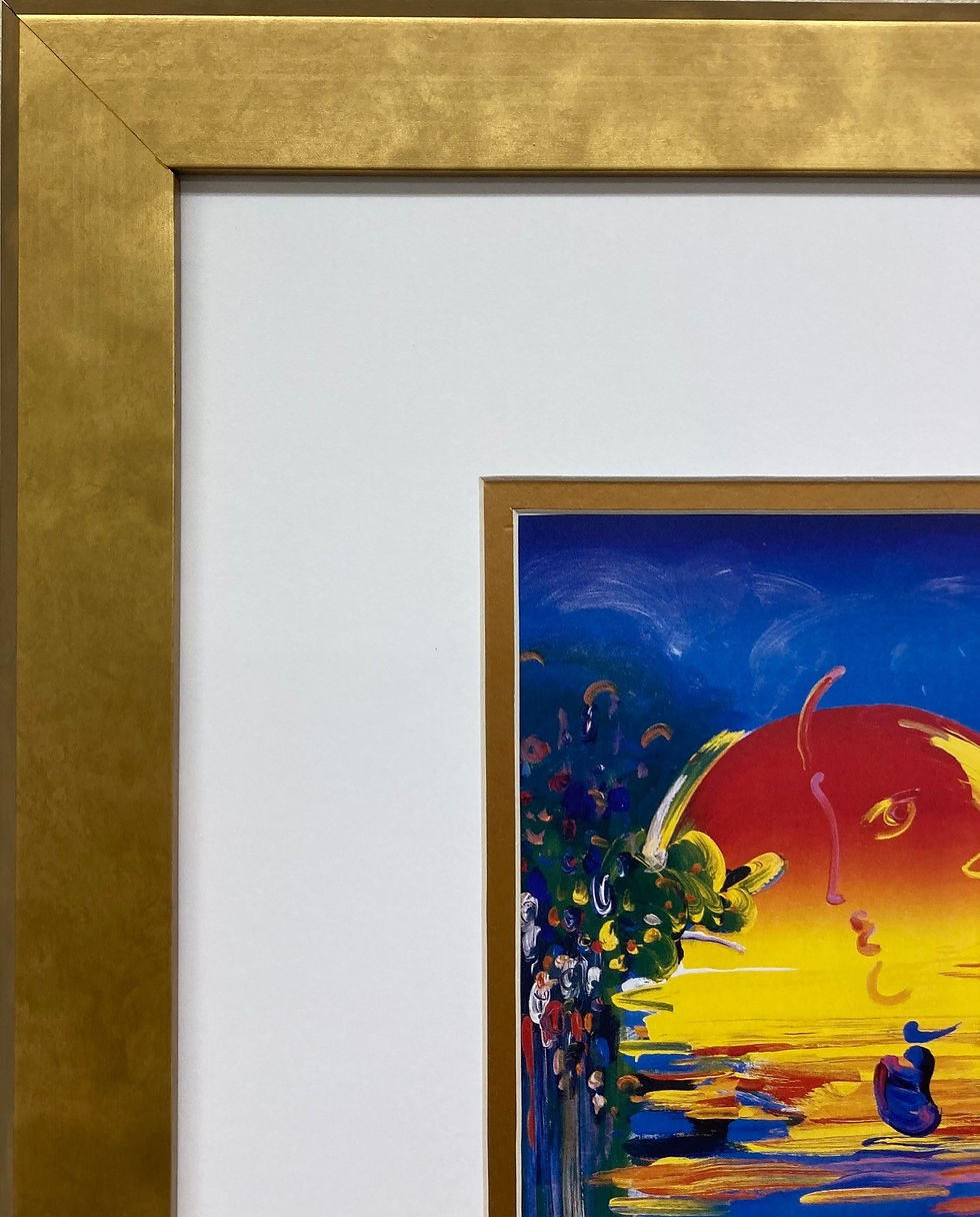 Thumbnail: Peter Max "Better World- Rainforest" NEW CUSTOM FRAME Print Art Pop Psychedelic