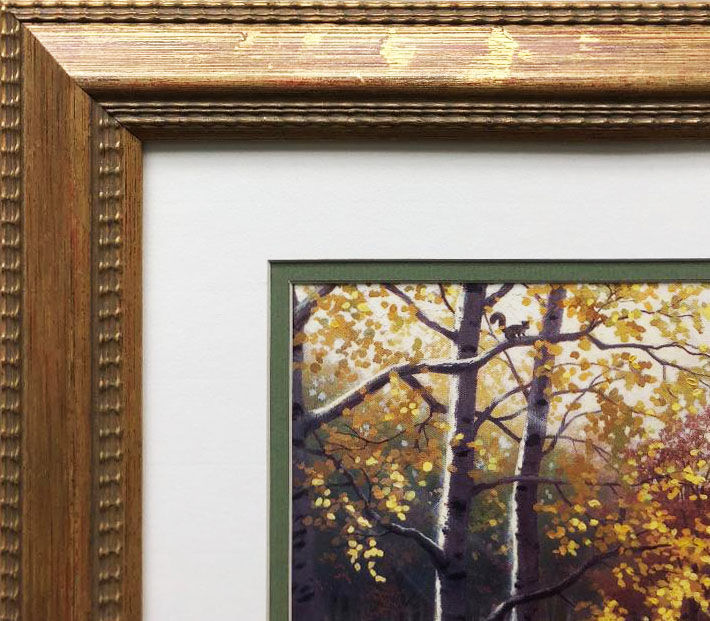 Thumbnail: Thomas Kinkade "The Aspen Chapel" New CUSTOM FRAMED Art