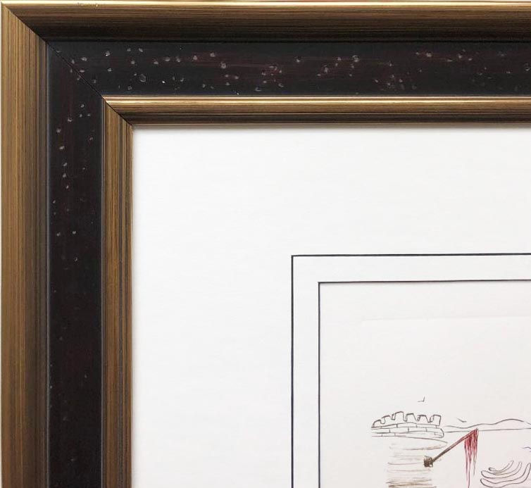 Thumbnail: Salvador Dali "Helen & Paris" CUSTOM FRAMED Art Etching