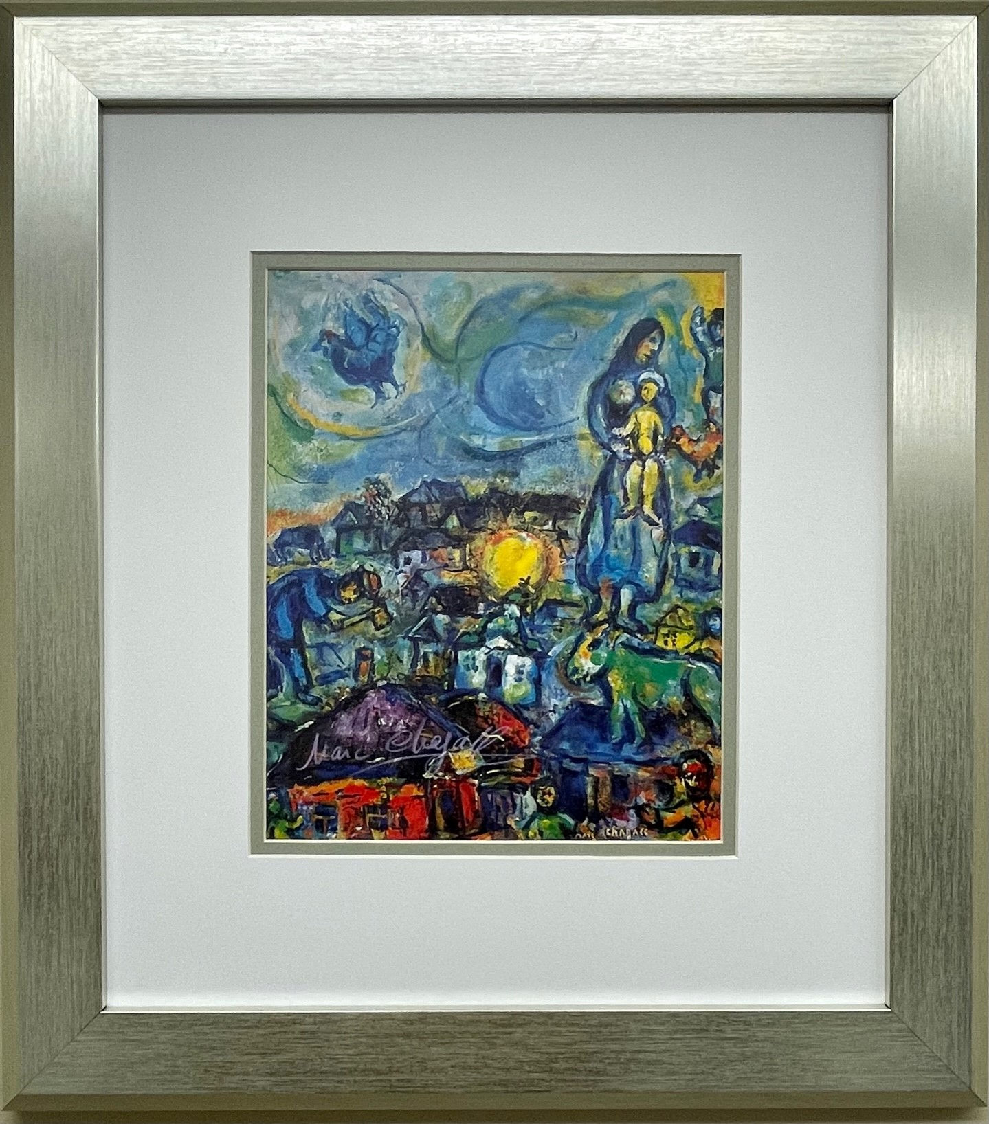 Marc Chagall "Le Vie Dans Le Village" Life (or Joy) of the Village Signed w/COA