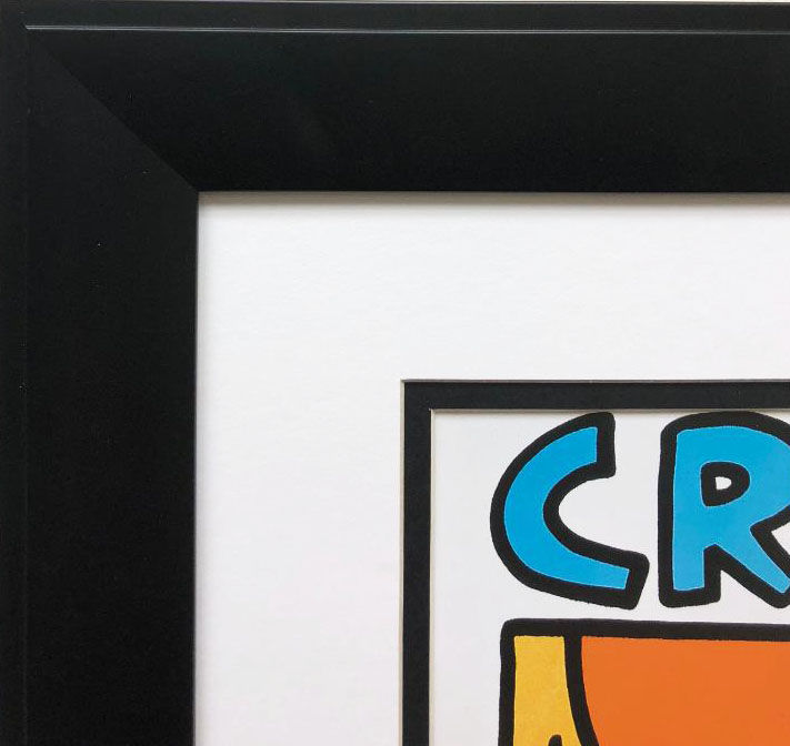Thumbnail: Keith Haring "Crack Down!" CUSTOM FRAMED Print