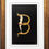 Thumbnail: Erte "B" CUSTOM FRAMED Vintage Print Art Deco Alphabet Letter Suite