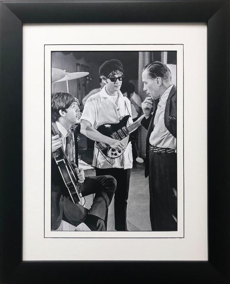 The Beatles Collection "Paul and John Discussion w/ Ed Sullivan" Framed Poster