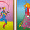 Thumbnail: Peter Max "Runner with Rainbow & Hippie Angel" CUSTOM FRAMED Print Art POP