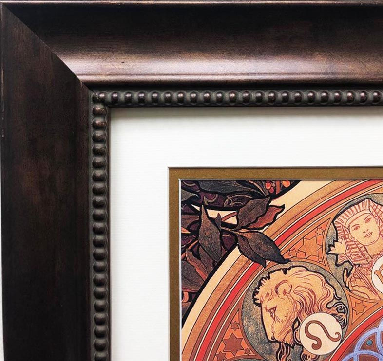 Thumbnail: Alphonse Mucha "Zodiac" 1896(detail) FRAMED ART