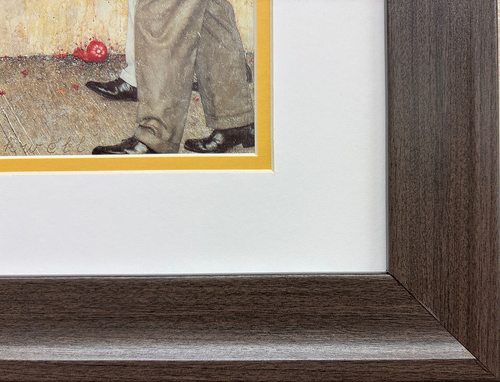 Thumbnail: Norman Rockwell "The Problem We All Live With" Framed Civil Rights History Art