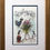 Thumbnail: Marc Chagall "La Bouquet Rose" Newly CUSTOM FRAMED Rare Offset Litho