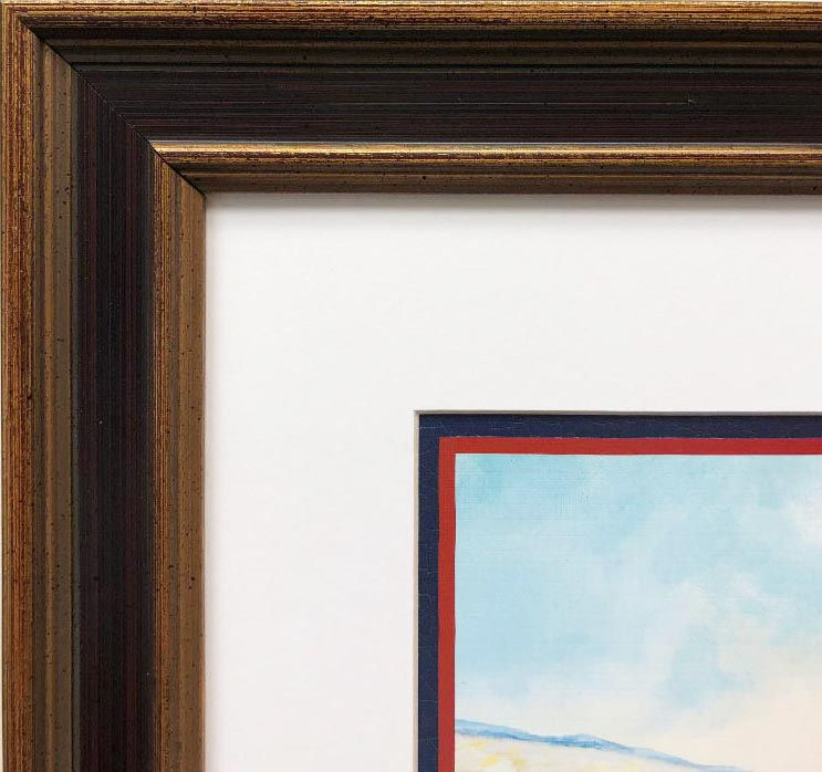 Thumbnail: Linda Nelson Stocks "Feeding Grandma's Geese" FRAMED Art