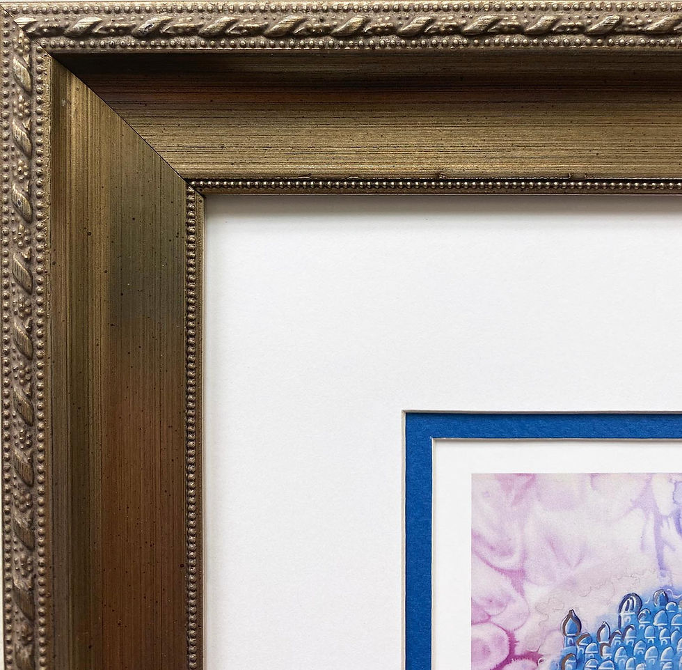 Thumbnail: Rothenberg "The Wolf Shall Dwell with the Lamb" FRAMED Signed Art