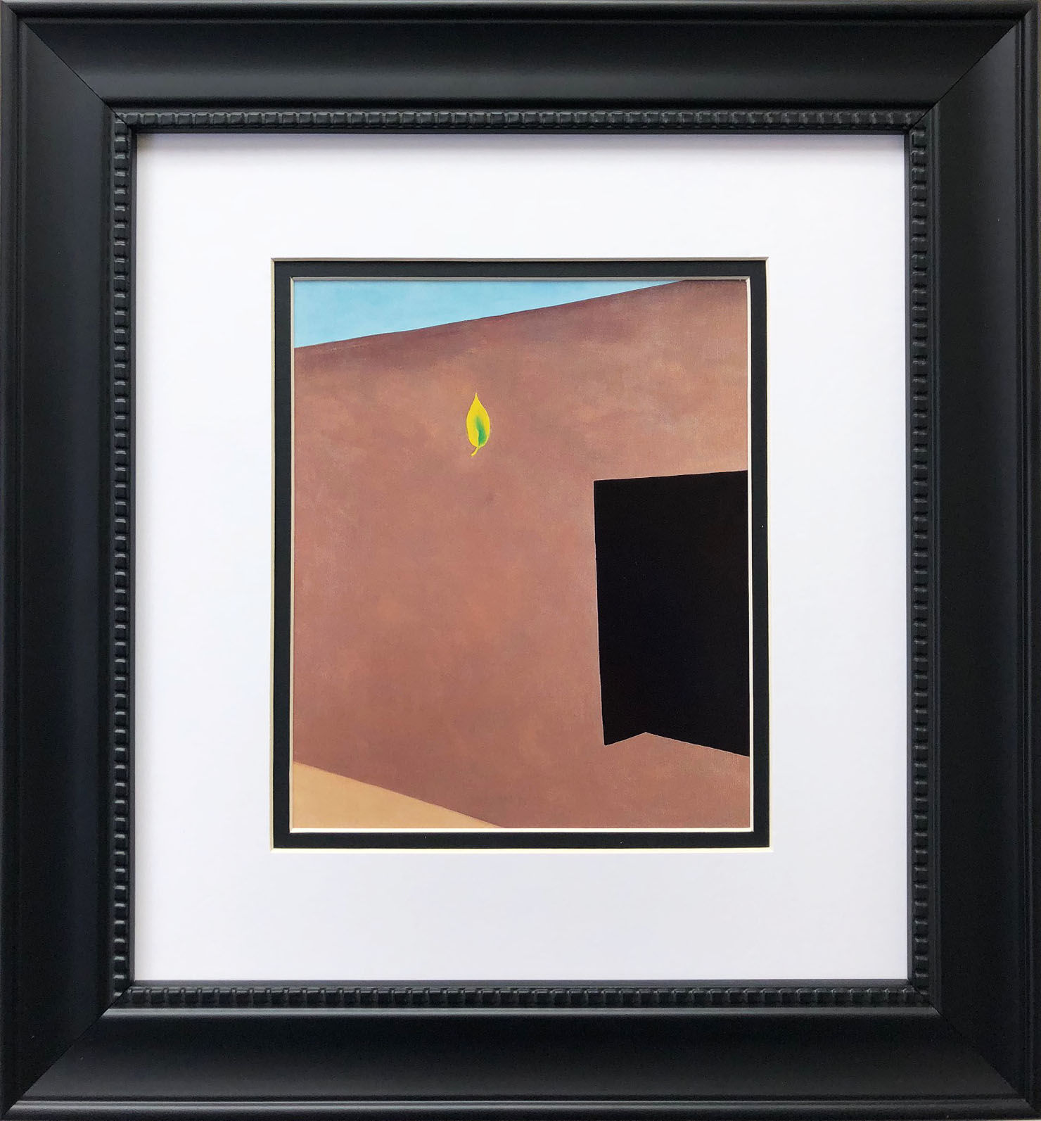 Georgia O'Keeffe "Patio Door with Green Leaf"