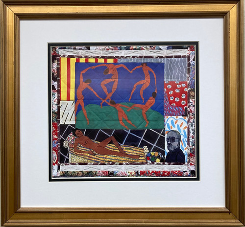 Faith Ringgold "Matisse's Model 1991" New Custom Framed Black Art