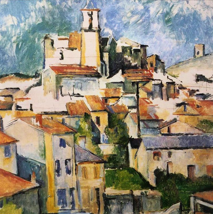 Thumbnail: Paul Cezanne "Gardanne" 1886 Custom Framed Art Print