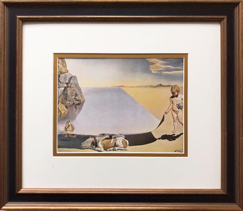 Salvador Dali "Dali at the Age of Six" CUSTOM FRAMED ART