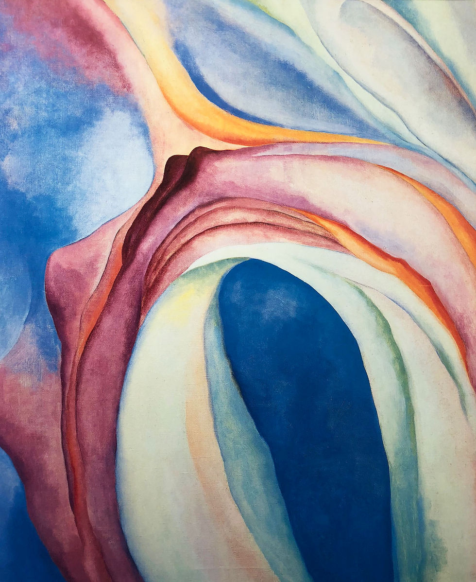 Thumbnail: Georgia O'Keeffe "Music -Pink and Blue II"