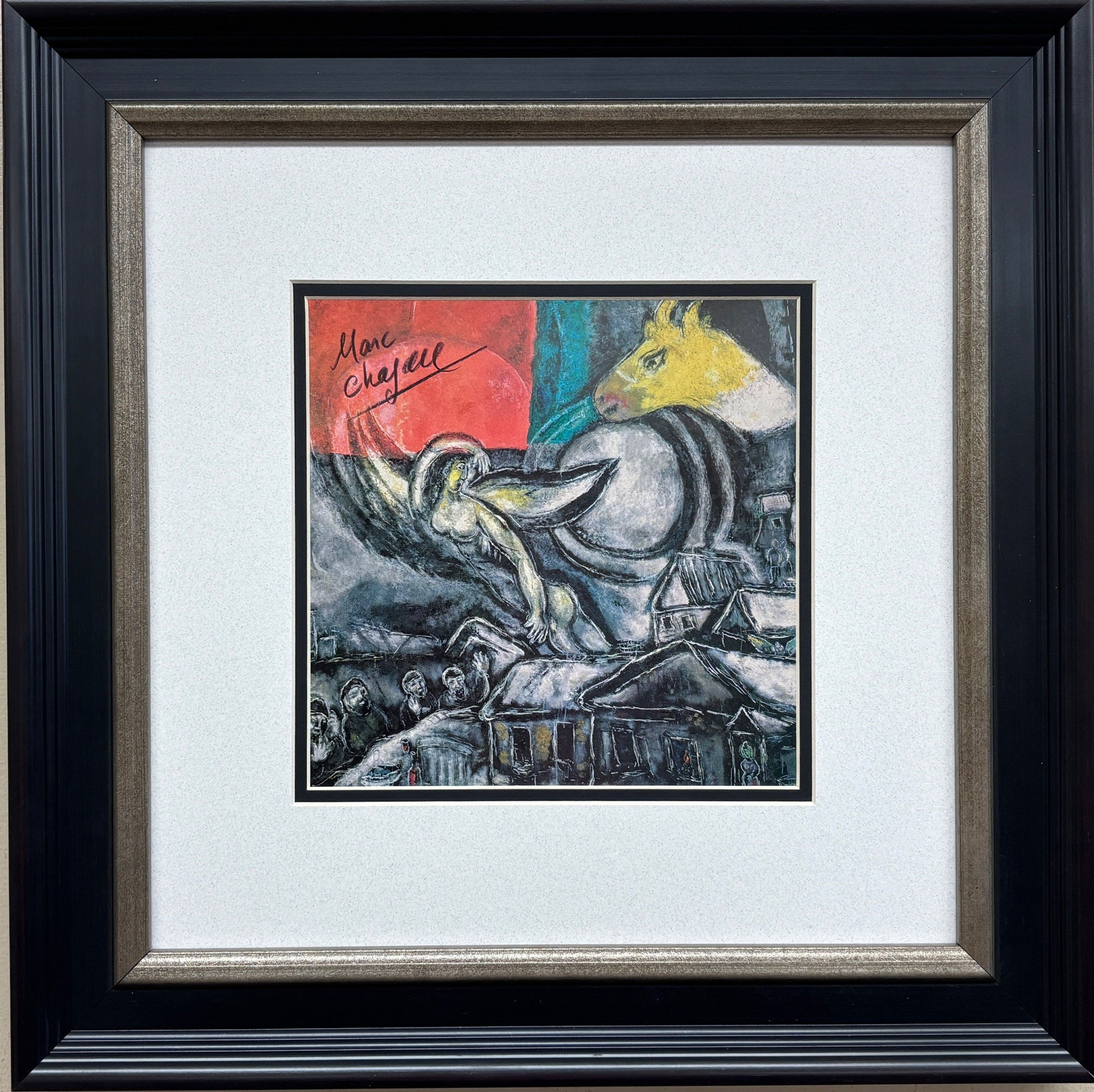 Marc Chagall "Easter" ("Les Pagues") Hand Signed w/COA