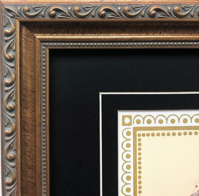 Thumbnail: Erte "Black Magic" New CUSTOM FRAMED Print