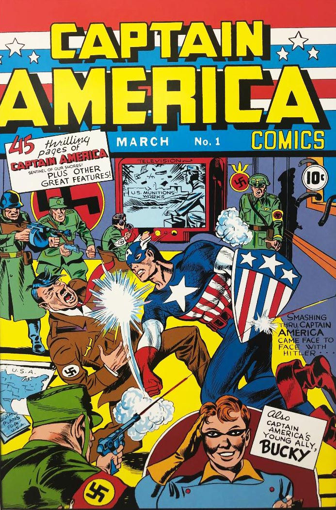 Thumbnail: Marvel "Captain America" # 1 Framed Poster Comic Book Art No.1