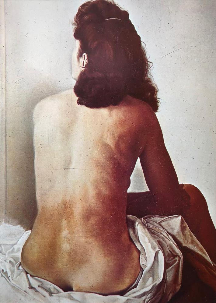 Thumbnail: Salvador Dali "Gala Nude From the Back" CUSTOM FRAMED ART